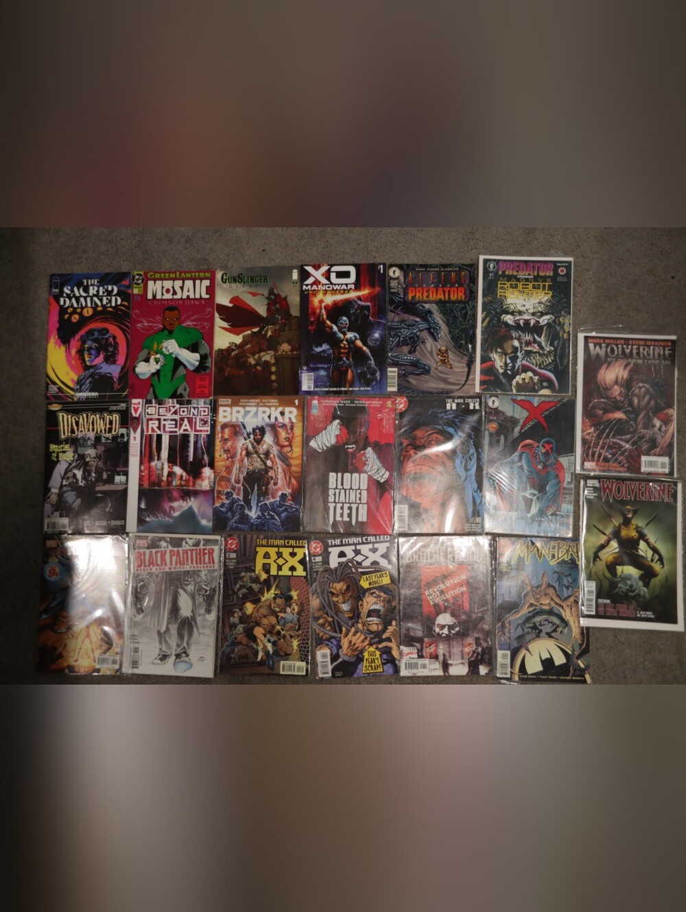 Mixed Comic Book Lot. Wolverine, Predator, Etc